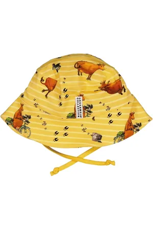Geggamoja Mamma Mu Sunny Hat Aurinkohattu Yellow