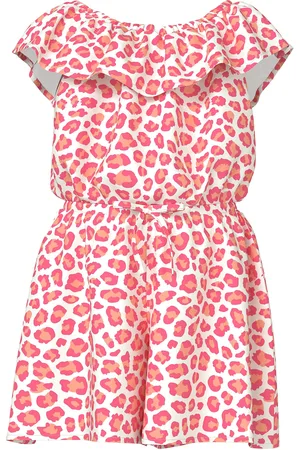 NAME IT Nmfvinaya Ss Playsuit Jumpsuit Haalari Red