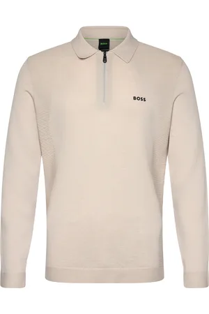 HUGO BOSS Momentum_Lite_Pl24 Sport Sport Clothing Sport Sweat-shirts & Hoodies Sport Knitwear Beige