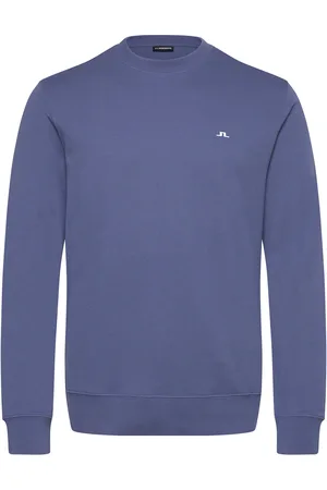 J Lindeberg M Crew Neck Sweat Designers Sweat-shirts & Hoodies Sweat-shirts Blue