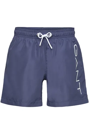 GANT Logo Lightweight Swim Shorts Uimashortsit Blue
