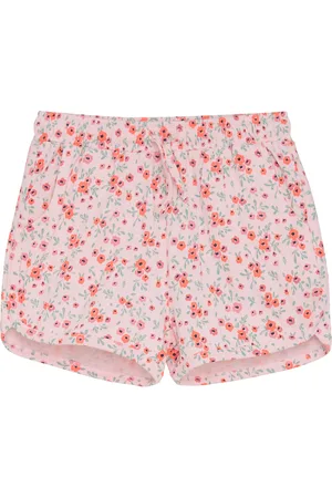 Minymo Shorts Aop Bottoms Shorts Sweat Shorts Pink