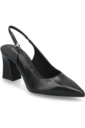 Tamaris Women Sling Shoes Sling Backs Heeled Slingbacks Black