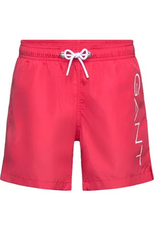 GANT Logo Lightweight Swim Shorts Uimashortsit Red