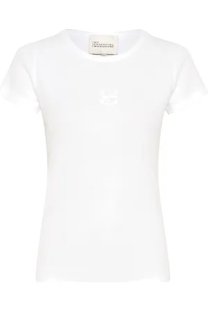 My Essential Wardrobe Mandymw Tee Tops T-shirts & Tops Short-sleeved White
