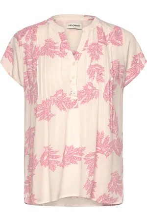 Lollys Laundry Heatherll Top Ss Tops Blouses Short-sleeved Pink
