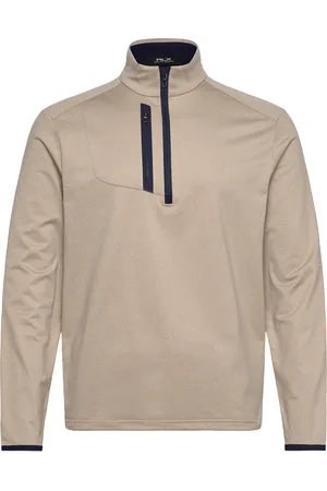 Ralph Lauren Stretch Jersey Pullover Sport Sport Clothing Sport Sweat-shirts & Hoodies Sport Knitwear Beige