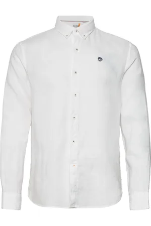 Timberland Linen Shirt Tops Shirts Casual White