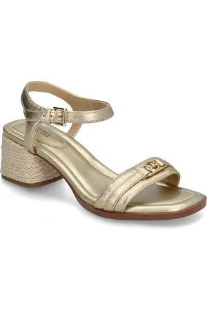 Michael Kors Mandy Mid Sandal Korolliset Sandaalit Gold