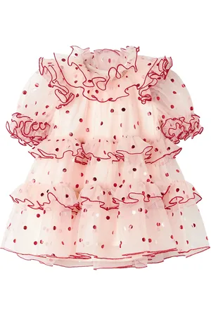Marmar Copenhagen Dakira Dresses & Skirts Dresses Baby Dresses Short-sleeved Baby Dresses Red