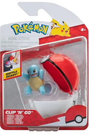 Pokemon Clip N Go Squirtle With Poke Ball Toys Playsets & Action Figures Play Sets Multi/patterned