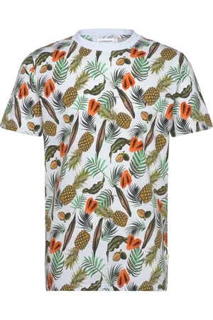 Lindbergh Juicy Aop O-Neck Tee S/S Tops T-shirts Short-sleeved Multi/patterned
