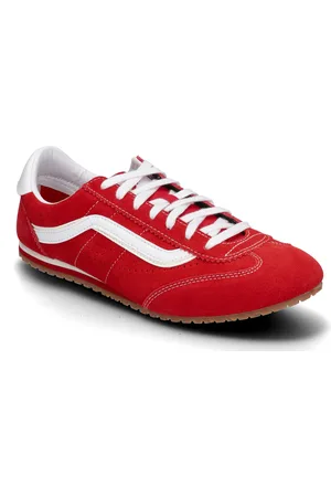 Vans Super Lowpro Sport Women Sport Shoes Sport Sneakers Sport Low Top Sneakers Red