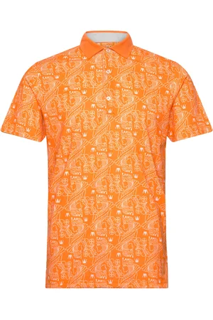 PUMA Pique Royal Polo Sport Sport Clothing Sport Tops Sport Polos Sport Short-sleeved Polos Orange