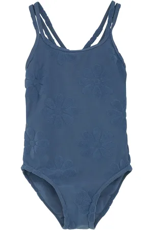 Color Kids Swimsuit W. Stucture Uimapuku Uima-asut Navy
