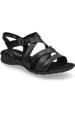 Gabor Sandal Shoes Sandals Flat Sandals Black