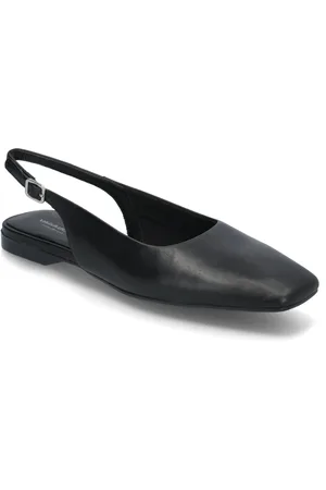 Vagabond Delia Shoes Slingbacks Flat Slingbacks Black