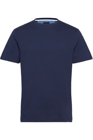 Hackett Swim Trim Arch Tee Designers T-shirts Short-sleeved Navy