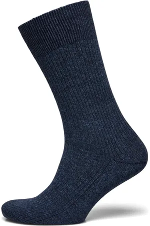 mp Denmark Halfdan Socks Underwear Socks Regular Socks Navy