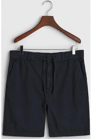 GANT Reg Gmnt Dye Seersucker Shorts Bottoms Shorts Casual Navy