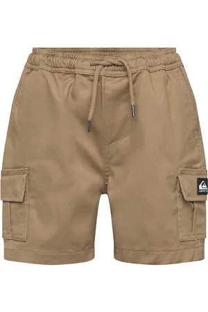 Quiksilver Taxer Cargo Youth Bottoms Shorts Sport Shorts Beige