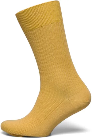 mp Denmark Erik Socks Underwear Socks Regular Socks Yellow