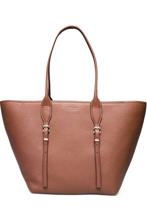 Michael Kors Lg Buckle Tote Bags Totes Brown