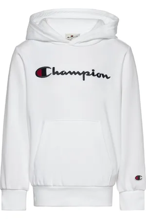Champion Hooded Sweatshirt Sport Sweat-shirts & Hoodies Hoodies White