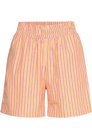 A-View Bell Shorts Bottoms Shorts Casual Shorts Orange