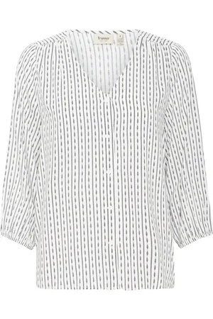 FRANSA Frmerle Sh 1 Tops Blouses Long-sleeved White