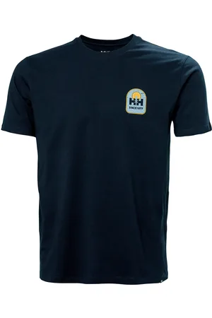 Helly Hansen Massif Graphic T-Shirt Sport Men Sports Clothes Sport Tops Sport T-shirts Navy
