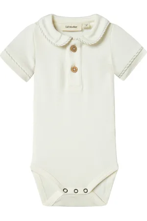 Lil Atelier Nbmfundo Lio Ss Body Lil Bodies Short-sleeved Cream
