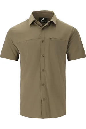 Whistler Jeromy M Functional Shirt Sport Men Sport Clothing Sport Tops Sport Shirts Khaki Green