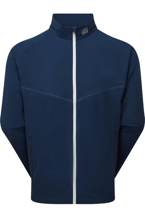 FootJoy Full-Zip Zephyr Windshirt Sport Men Sport Clothing Sport Outerwear Sport Jackets Sport Golf Jackets Navy