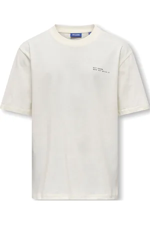 Only & Sons Osjsummerlife S/S Rlx Printed Tee Jrs Tops T-shirts Short-sleeved Cream