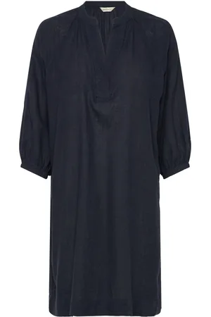 GANT Rel Linen Dress Lyhyt Mekko Navy