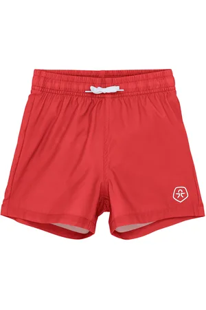 Color Kids Swim Shorts, Solid Uimashortsit Red
