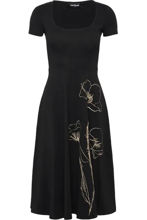 Desigual Napoles Polvipituinen Mekko Black