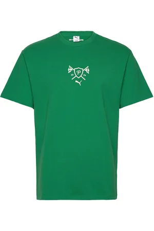 PUMA Pl Lifestyle Graphic Tee Sport Men Sports Clothes Sport Tops Sport T-shirts Green