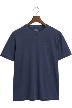 GANT Sunfaded Ss T-Shirt Tops T-shirts Short-sleeved Navy
