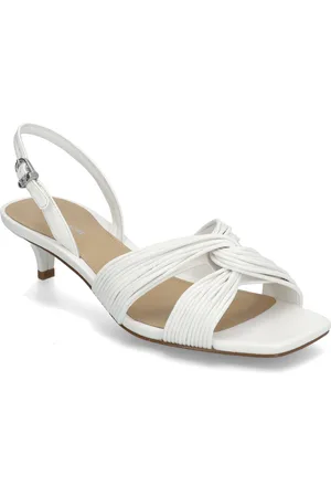 Michael Kors Alessia Kitten Sandal Korolliset Sandaalit White