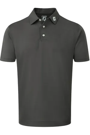 FootJoy Stretch Pique Solid Sport Men Sport Clothing Sport Tops Sport Polos Sport Short-sleeved Polos Grey