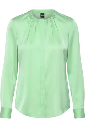 HUGO BOSS Banorah Tops Blouses Long-sleeved Green