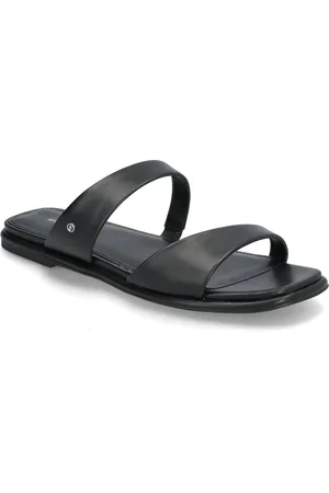 Michael Kors Jaida Flat Sandal Shoes Sandals Flat Sandals Black