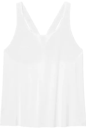 Rethinkit Twisted Basket Top Air Sport Sport Clothing Sports Tops & T-shirts Sport Tank Tops White