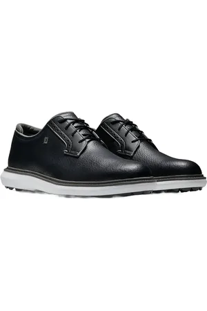 FootJoy Fj Traditions Spikeless Blucher Sport Men Sport Shoes Sport Golf Shoes Black