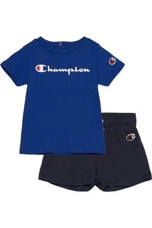 Champion Set Sport Sets With Short-sleeved T-shirt Blue