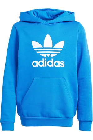 adidas Trefoil Hoodie Tops Sweat-shirts & Hoodies Hoodies Blue