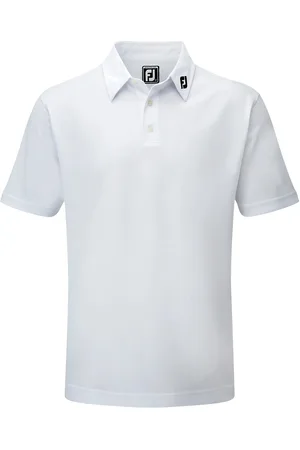 FootJoy Stretch Pique Solid Sport Men Sport Clothing Sport Tops Sport Polos Sport Short-sleeved Polos White