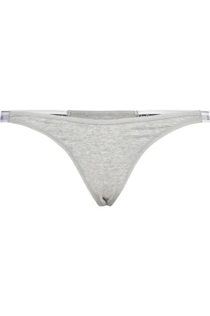 Calvin Klein Dipped String Thong Stringit Alusvaatteet Grey
